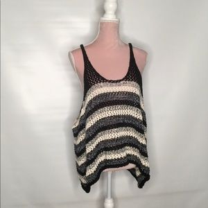 Zara chunky oversized vest.